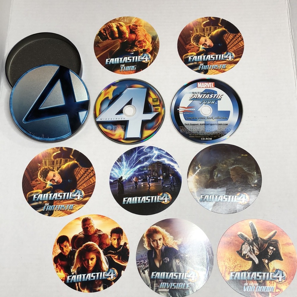 11pc FANTASTIC 4 DVD Bonus Pack